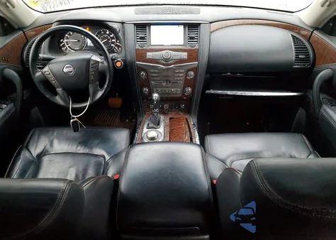 2017 Nissan Armada Platinum z USA, uszkodzony, nr VIN JN8AY2NEXH9705235